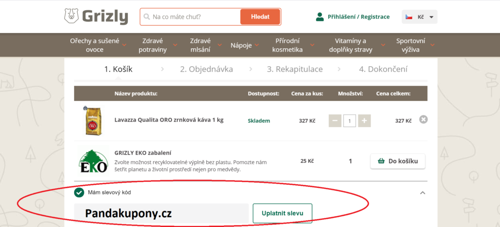 slevový kupón Grizly-cz