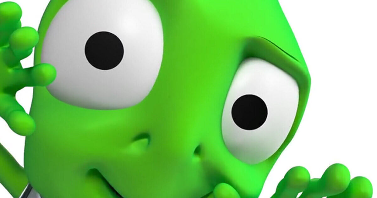 Alza zelený mimozemšťan