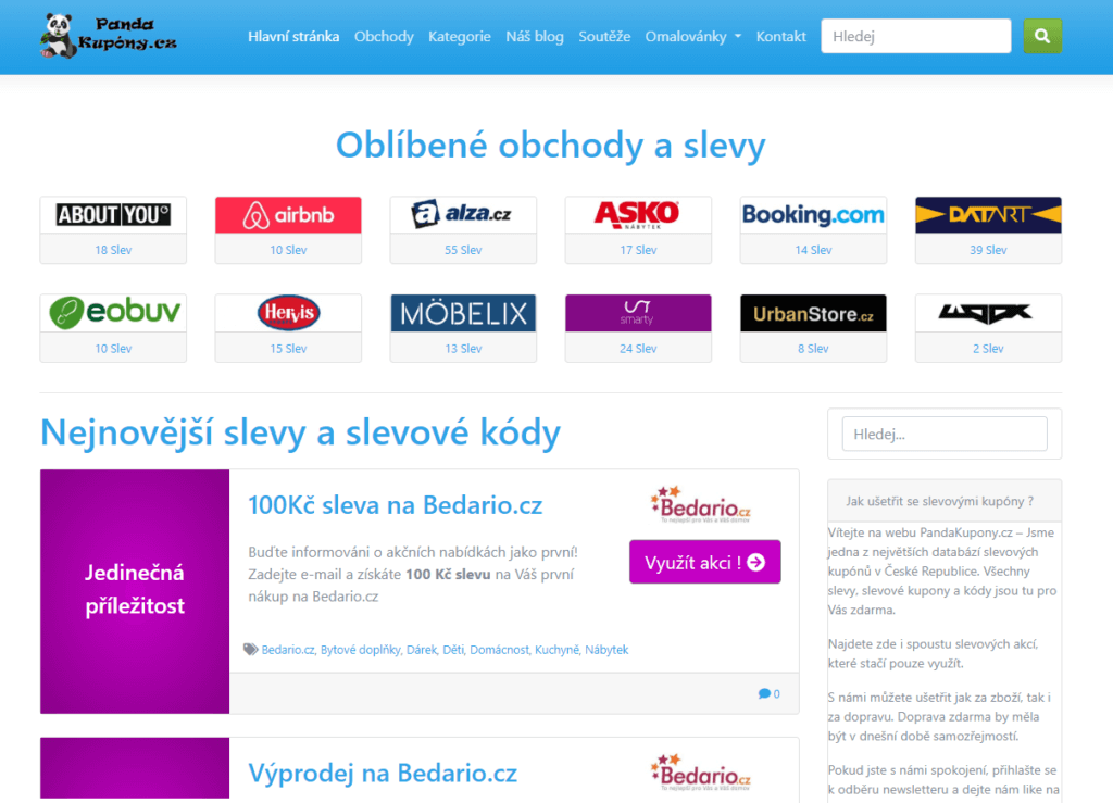 Pandakupony v roce 2020