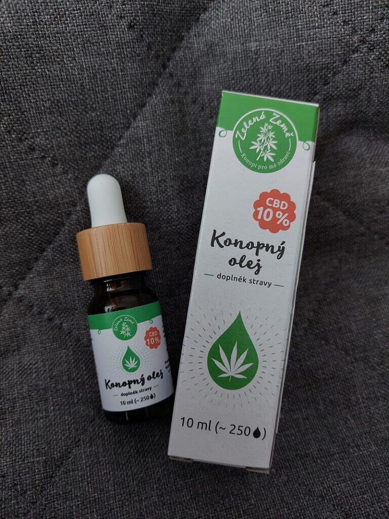 CBD 10 konopny olej Zelena Zeme 1