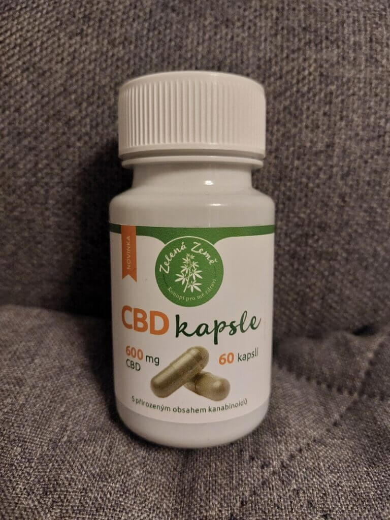 CBD kapsle Zelena Zeme