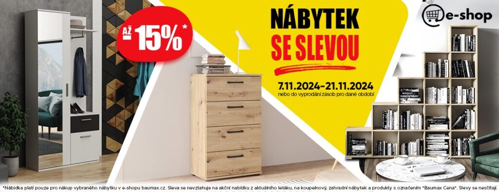 Baumax sleva na nabytek