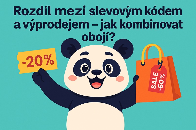 Rozdíl mezi slevovým kódem a výprodejem – jak kombinovat obojí Slevovy kod vs vyprodej