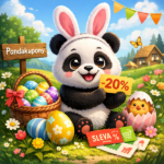 panda a velikonoce